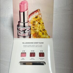 Yves Saint Laurent Loveshine Candy Glow Lipstick sampler